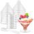 Kucoele 40 PCS Mini Plastic Martini Glasses, 5oz Dessert Cups Disposable Cocktail Glasses Party Glasses Drinkware for Wine, Champagne, Margarita