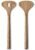 Georg Jensen Alfredo Oak Wood Salad Server Set, 7.09″