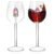 Pumtus 2 Pack Rose Wine Glasses, 10 OZ Creative Drinking Goblet with Rose Inside, Stemmed Fancy Wine Glasses, Unique Romantic Flower Cocktail Glassware, Classic Beverage Cup for Wedding, Party, Bar